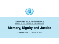 联合国2022年国际纪念日仪式隆重举行纪念大屠杀遇难者